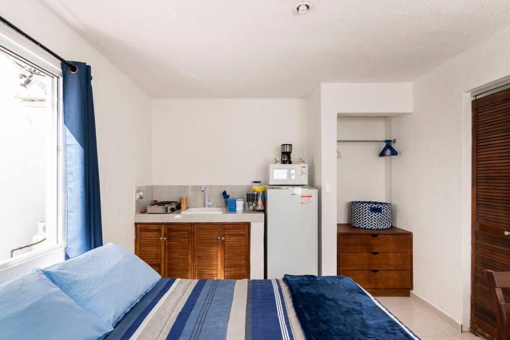 Micro Studio Perfect For Backpackers, Couples, 3 Min Drive To Playa El Nino แคนคูน ภายนอก รูปภาพ
